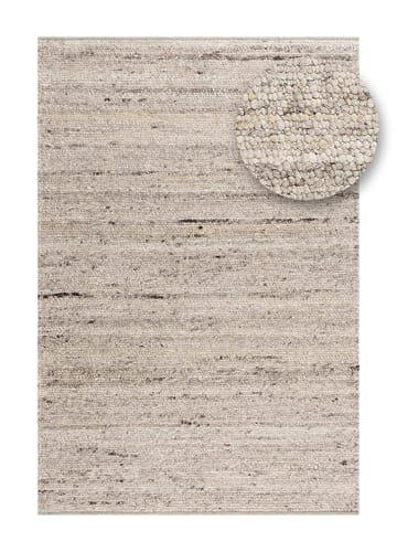 Håndvævet tæppe KM Home Passion 200x300 cm Hørmelange - Hørmelange - Tekstiler - Tæpper - Moderne tæppe - Uldtæppe
