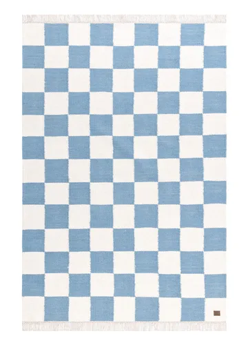 Håndvævet tæppe Nordic Check 160x230 cm