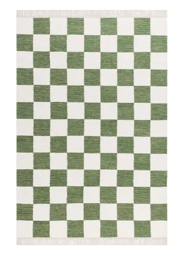 Håndvævet tæppe Nordic Check 240x340 cm