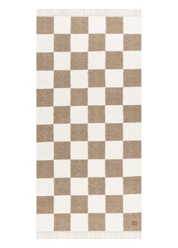 Håndvævet tæppe Nordic Check 75x200 cm