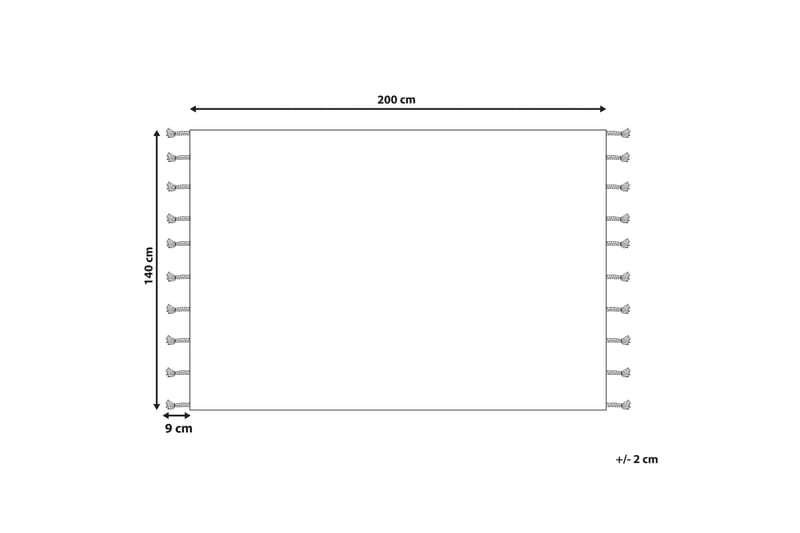 Hajipur Ryetæppe 140x200 cm - Beige - Tekstiler - Tæpper - Moderne tæppe - Bomuldstæpper