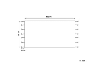 Hajipur Ryetæppe 80x150 cm - Beige - Tekstiler - Tæpper - Moderne tæppe - Bomuldstæpper