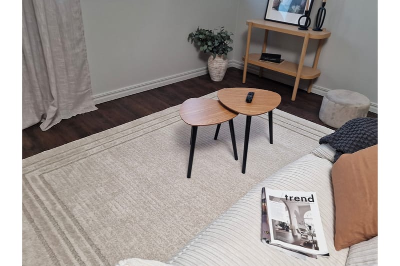 Halder Wiltontæppe 280x380 cm Rektangulær - Beige - Tekstiler - Tæpper - Moderne tæppe - Wiltontæpper