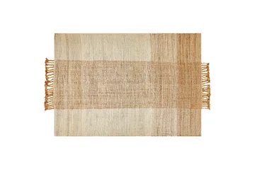 Hamzalar Jutetæppe 140x200 cm - Beige - Tekstiler - Tæpper - Moderne tæppe - Sisaltæpper