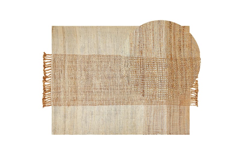 Hamzalar Jutetæppe 160x230 cm - Beige - Tekstiler - Tæpper - Moderne tæppe - Sisaltæpper