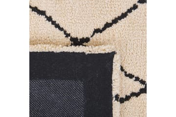 Havsa Ryetæppe 80x150 cm - Beige - Tekstiler - Tæpper - Moderne tæppe - Wiltontæpper