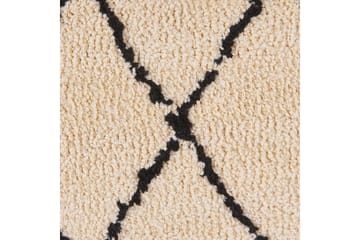 Havsa Ryetæppe 80x150 cm - Beige - Tekstiler - Tæpper - Moderne tæppe - Wiltontæpper