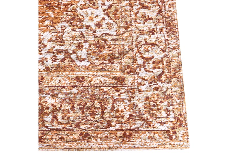 Hayat Bomuldstæppe 80x150 cm - Orange - Tekstiler - Tæpper - Moderne tæppe - Bomuldstæpper
