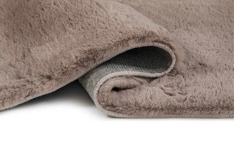 Heaven Deluxe Tæppe 160x230 cm - Taupe - Tekstiler - Tæpper - Moderne tæppe - Ryatæpper