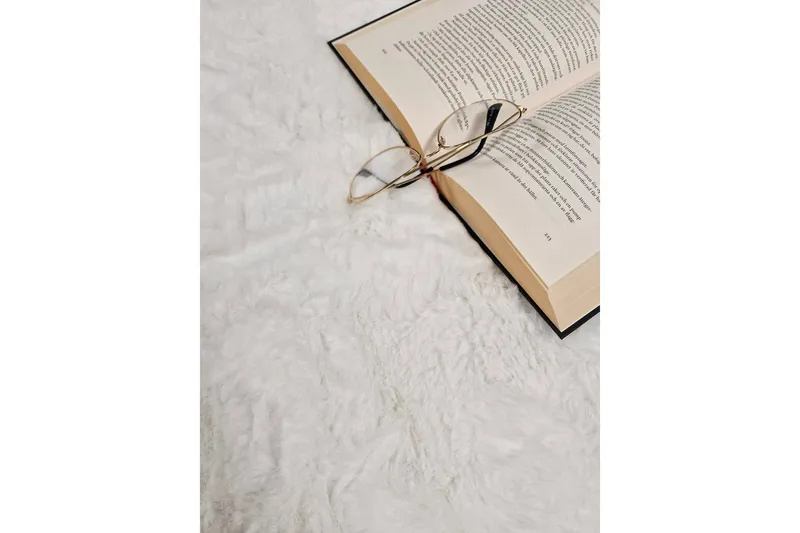 Heaven Deluxe Tæppe 200x290 cm - Hvid - Tekstiler - Tæpper - Moderne tæppe - Ryatæpper