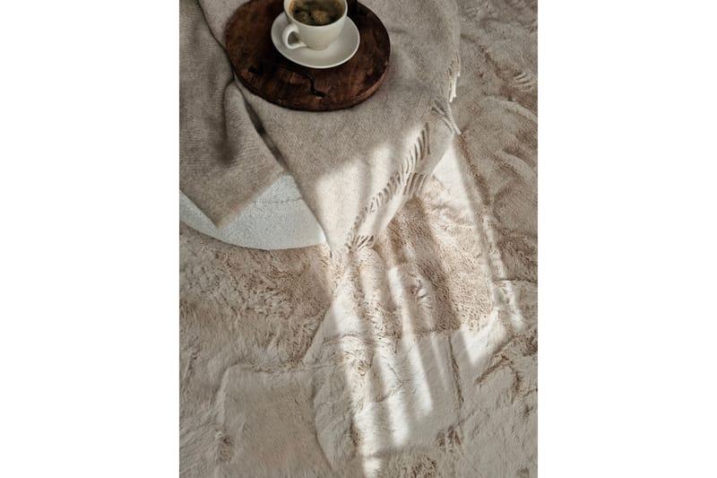 Heaven Deluxe Tæppe 200x290 cm - Natur - Tekstiler - Tæpper - Moderne tæppe - Ryatæpper