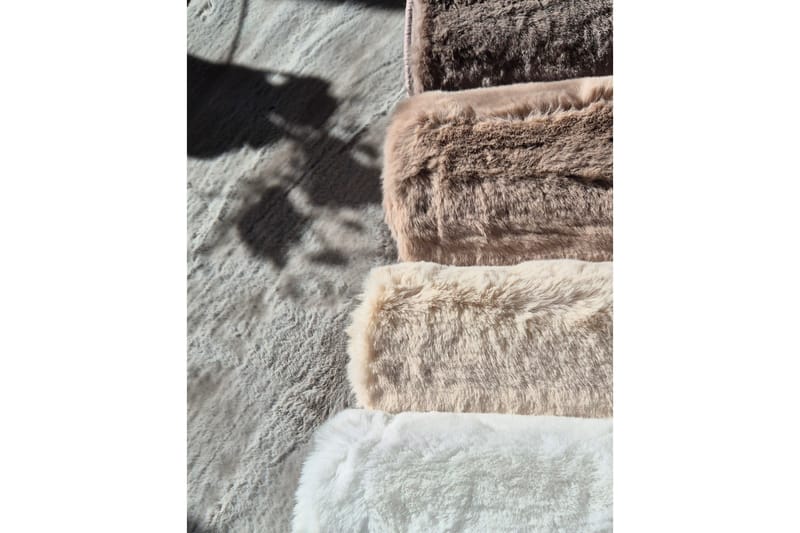 Heaven Deluxe Tæppe 80x150 cm - Grå - Tekstiler - Tæpper - Moderne tæppe - Ryatæpper