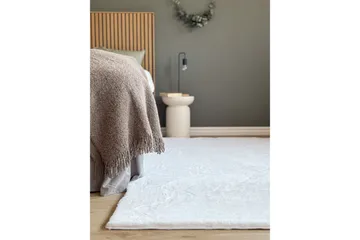 Heaven Stor Rektangulær Ryamåtte & Luggmåtte 240x340 cm - Hvid - Tekstiler - Tæpper - Moderne tæppe - Ryatæpper