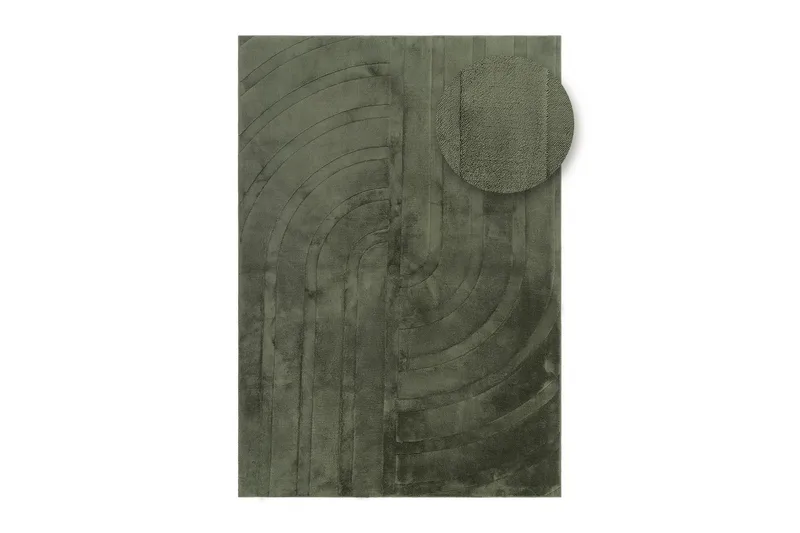 Heaven Trend Maskinvævet tæppe 200x290 cm - Grøn - Tekstiler - Tæpper - Moderne tæppe - Wiltontæpper