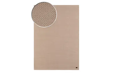 Hemsero Bomuldstæppe 160x230 cm - Lysebrun - Tekstiler - Tæpper - Moderne tæppe - Bomuldstæpper