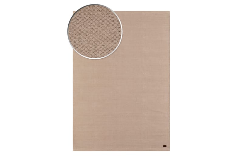 Hemsero Bomuldstæppe 240x340 cm - Lysebrun - Tekstiler - Tæpper - Moderne tæppe - Bomuldstæpper
