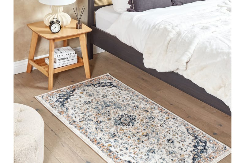 Hermon Ryetæppe 80x150 cm - Beige - Tekstiler - Tæpper - Moderne tæppe - Ryatæpper