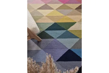 Hiromasa Uldtæppe 160x230 cm Rektangulær - Flerfarvet - Tekstiler - Tæpper - Moderne tæppe - Uldtæppe