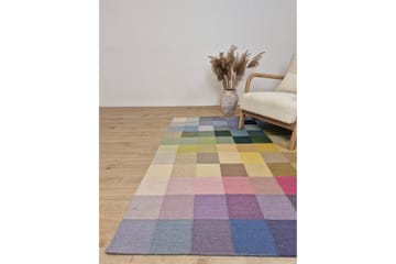 Hiromasa Uldtæppe 200x300 cm Rektangulær - Flerfarvet - Tekstiler - Tæpper - Moderne tæppe - Uldtæppe