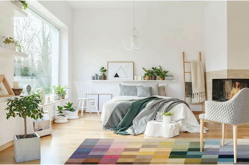 Hiromasa Uldtæppe 300x400 cm Rektangulær - Flerfarvet - Tekstiler - Tæpper - Moderne tæppe - Uldtæppe