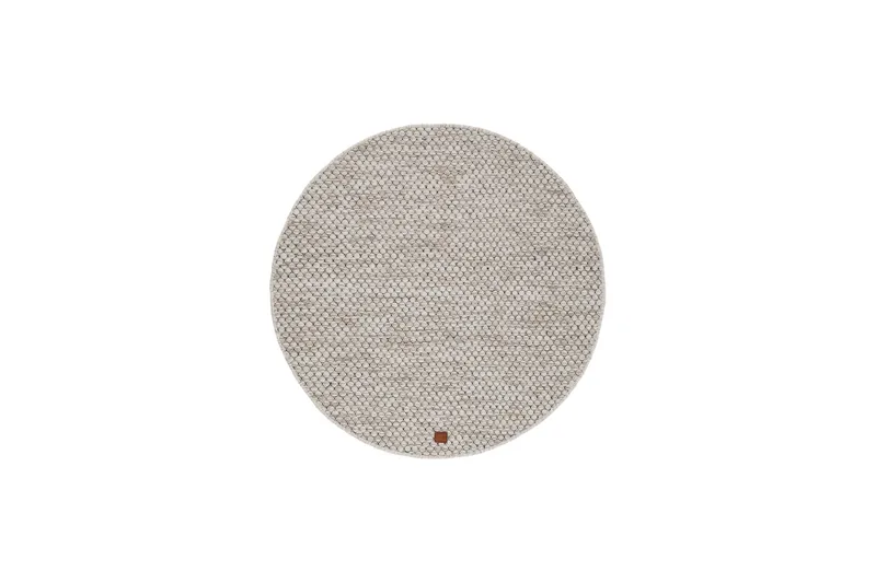 Hury Uldtæppe Ø300 cm Rund, Creme
