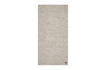 Hury Uldtæppe 75x150 cm - Creme - Tekstiler - Tæpper - Moderne tæppe - Uldtæppe