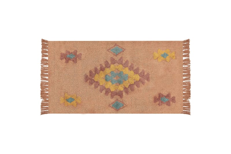 Igdir Bomuldstæppe 80x150 cm, Orange