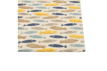 Ipuh Bomuldstæppe 80x150 cm - Beige - Tekstiler - Børnetekstiler - Børnetæpper