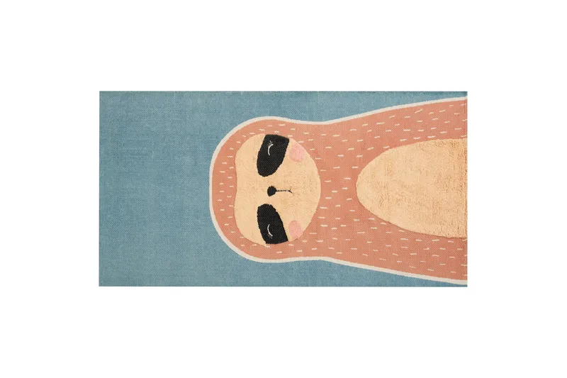 Isak Bomuldstæppe 80x150 cm, Blå