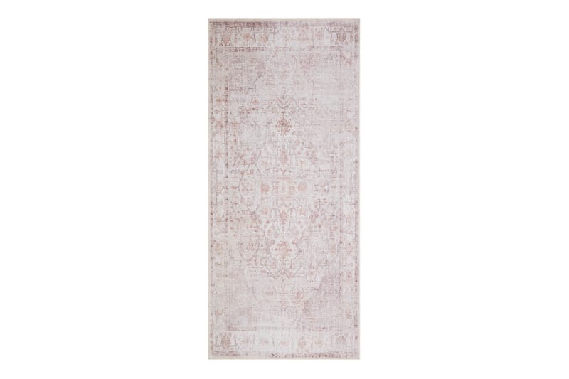 Jaismeen Wiltontæppe 80x200 cm Oval - Creme - Tekstiler - Tæpper - Moderne tæppe - Wiltontæpper