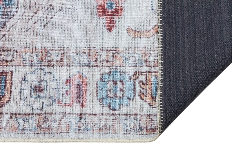 Jaismeen Wiltontæppe 80x200 cm Oval - Flerfarvet - Wiltontæpper - Mønstrede tæpper