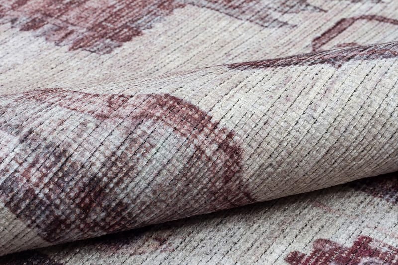 Jaismeen Wiltontæppe 80x200 cm Oval - Marsala - Wiltontæpper - Mønstrede tæpper