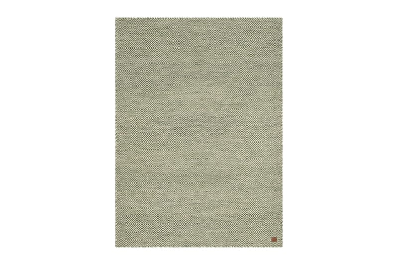 Junna Uldtæppe 160x230 cm Rektangulær - Grøn - Tekstiler - Tæpper - Moderne tæppe - Uldtæppe