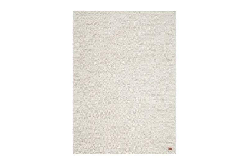 Junna Uldtæppe 200x300 cm Rektangulær - Beige - Tekstiler - Tæpper - Moderne tæppe - Uldtæppe