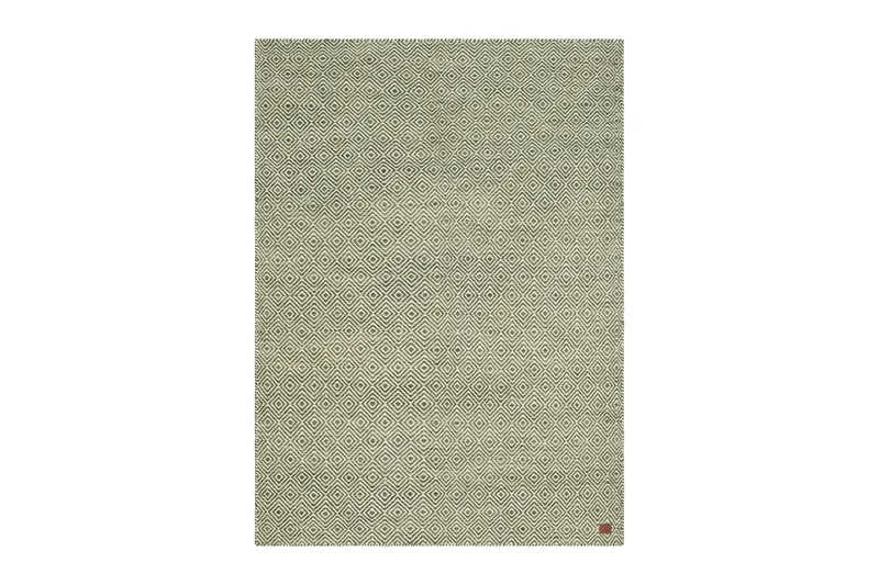 Junna Uldtæppe 200x300 cm Rektangulær - Grøn - Tekstiler - Tæpper - Moderne tæppe - Uldtæppe