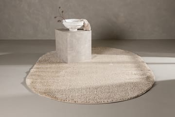 Walter Jute tæppe 240x340 cm Oval - Beige - Tekstiler - Tæpper - Moderne tæppe - Jutemåtter & hampemåtter