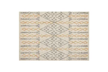 Kadapa Bomuldstæppe 160x230 cm - Gul - Tekstiler - Tæpper - Moderne tæppe - Bomuldstæpper