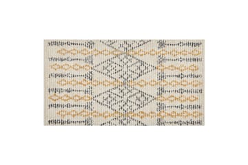 Kadapa Bomuldstæppe 80x150 cm - Gul - Tekstiler - Tæpper - Moderne tæppe - Bomuldstæpper