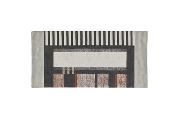 Kakinada Ryetæppe 80x150 cm - Rød - Tekstiler - Tæpper - Moderne tæppe - Bomuldstæpper