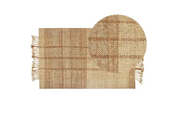 Karkin Jutetæppe 80x150 cm - Beige - Tekstiler - Tæpper - Moderne tæppe - Sisaltæpper