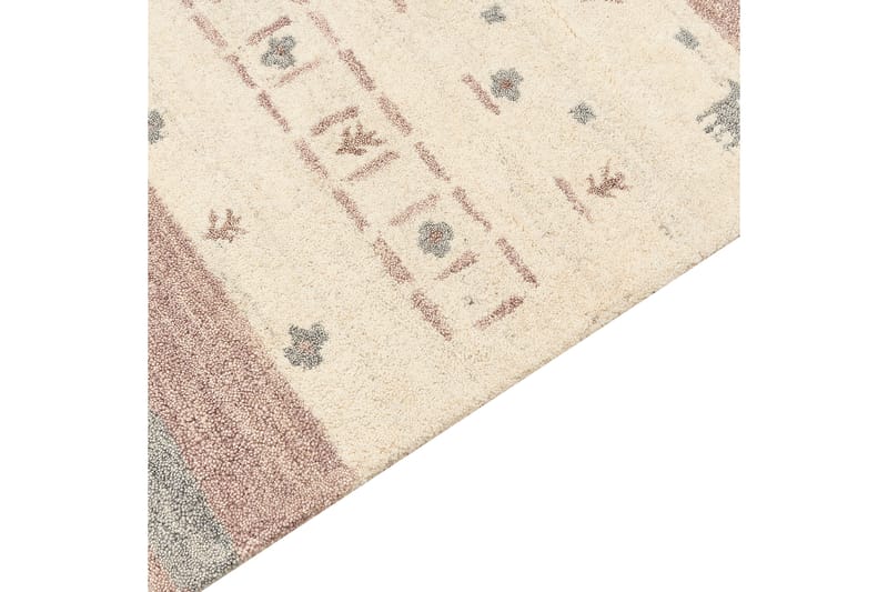 Karli Ryetæppe 160x230 cm - Beige - Tekstiler - Tæpper - Moderne tæppe - Ryatæpper