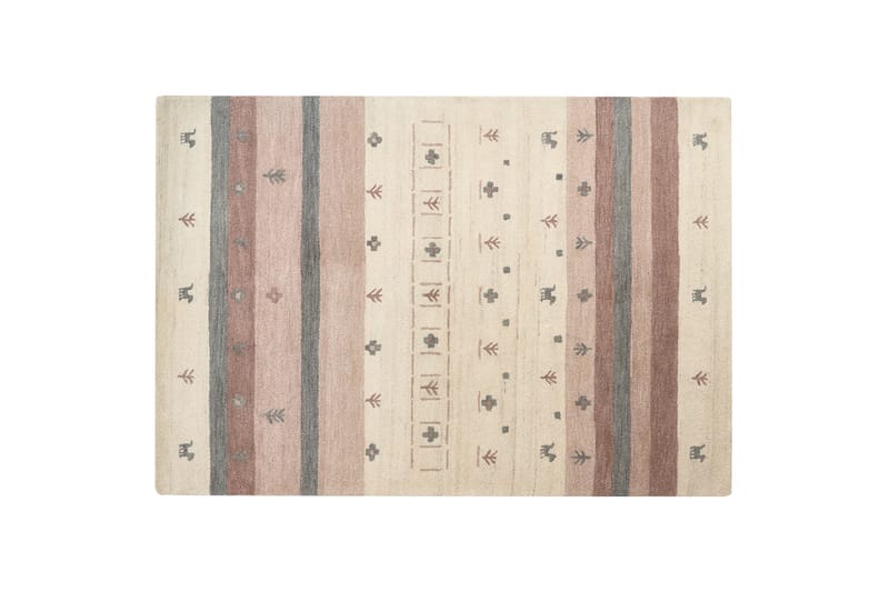Karli Ryetæppe 160x230 cm - Beige - Tekstiler - Tæpper - Moderne tæppe - Ryatæpper