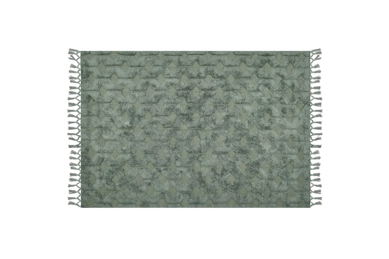 Kars Ryetæppe 160x230 cm - Grøn - Tekstiler - Tæpper - Moderne tæppe - Ryatæpper