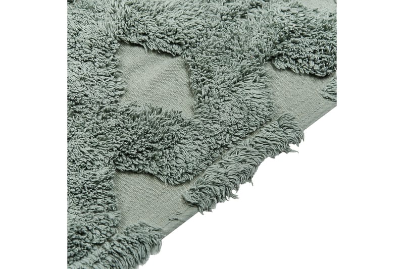Kars Ryetæppe 160x230 cm - Grøn - Tekstiler - Tæpper - Moderne tæppe - Ryatæpper