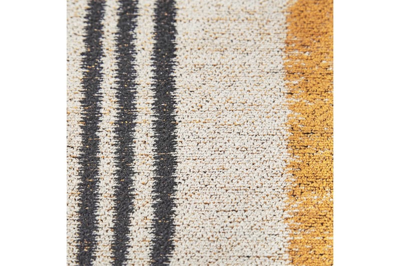 Katra Bomuldstæppe 140x200 cm - Gul - Tekstiler - Tæpper - Moderne tæppe - Ryatæpper