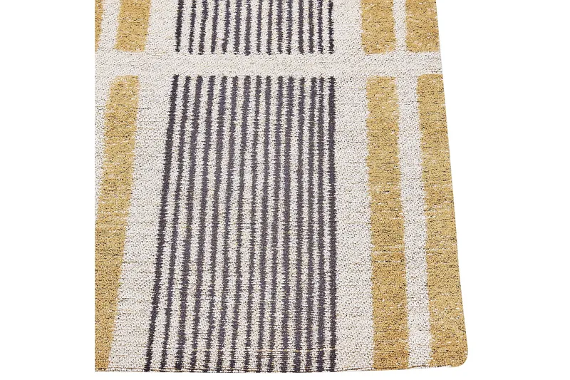 Katra Ryetæppe 80x150 cm - Gul - Tekstiler - Tæpper - Moderne tæppe - Ryatæpper