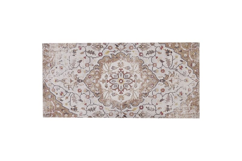 Kattakkada Ryetæppe 80x150 cm - Beige - Tekstiler - Tæpper - Moderne tæppe - Ryatæpper