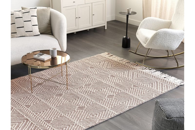 Kestel Uldtæppe 160x230 cm, Beige