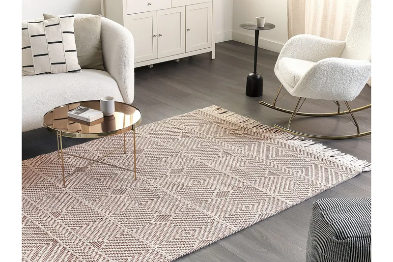 Kestel Uldtæppe 160x230 cm, Beige