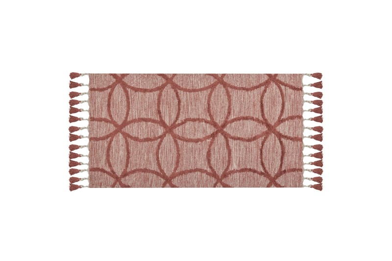 Kirsehir Bomuldstæppe 80x150 cm, Rød